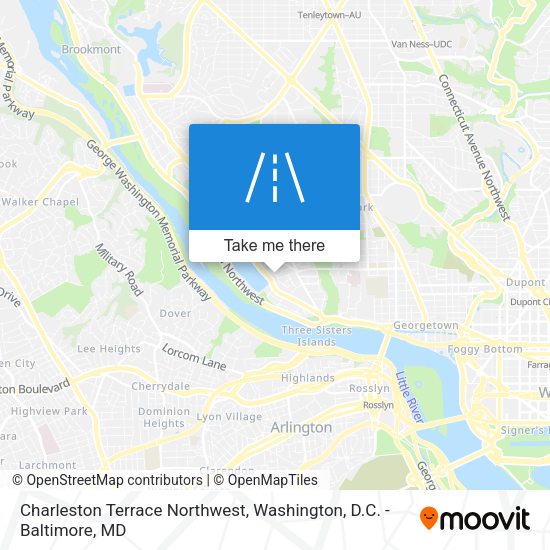 Charleston Terrace Northwest map