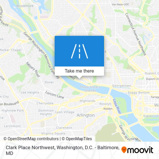 Clark Place Northwest map