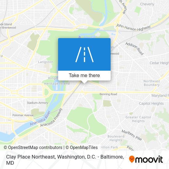 Clay Place Northeast map