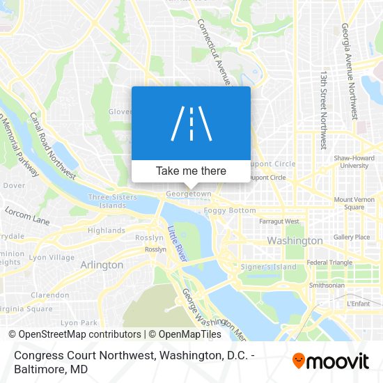 Congress Court Northwest map