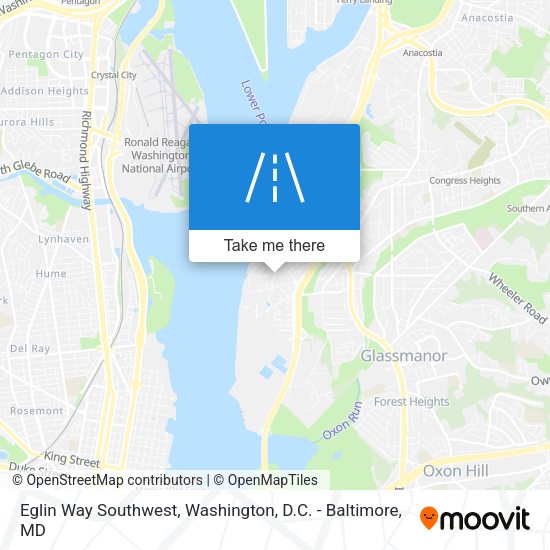 Mapa de Eglin Way Southwest