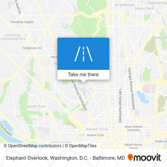 Elephant Overlook map
