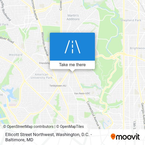 Ellicott Street Northwest map