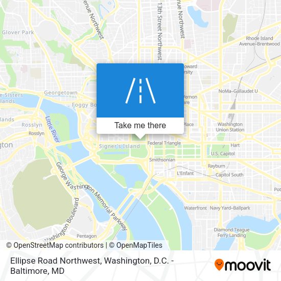 Mapa de Ellipse Road Northwest