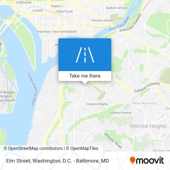 Elm Street map