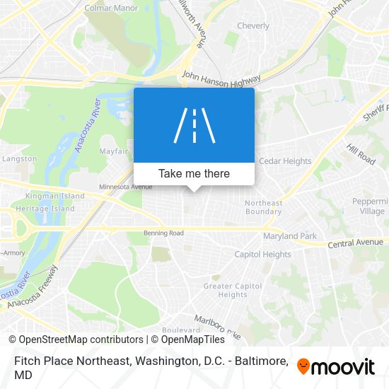 Fitch Place Northeast map