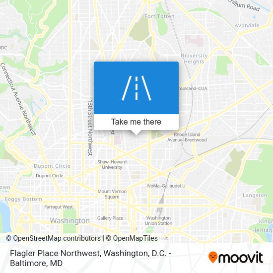 Flagler Place Northwest map