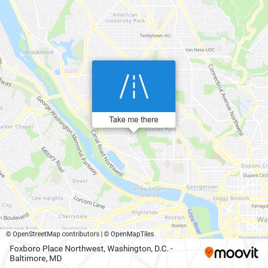 Foxboro Place Northwest map