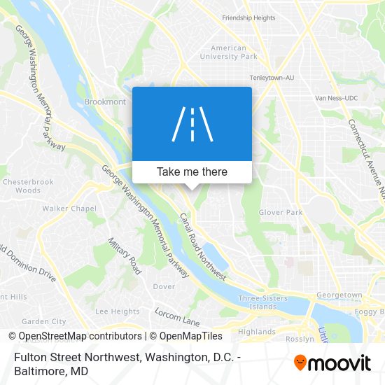 Fulton Street Northwest map