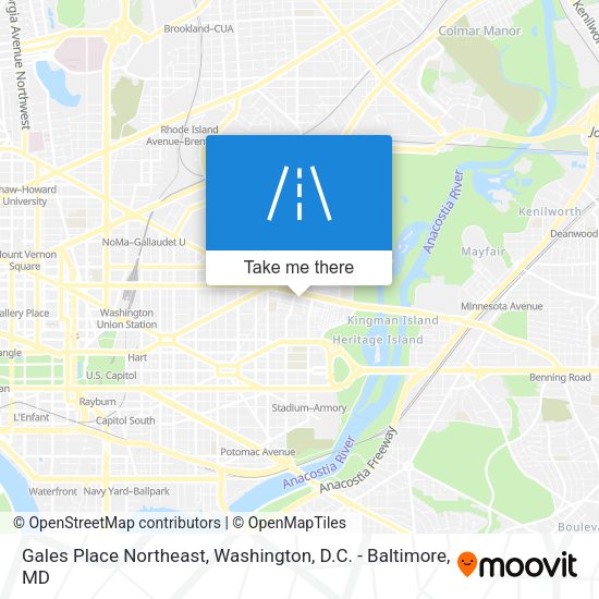Gales Place Northeast map