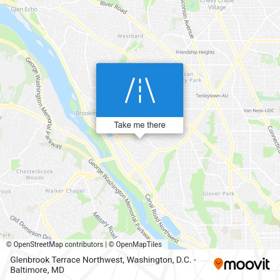 Glenbrook Terrace Northwest map