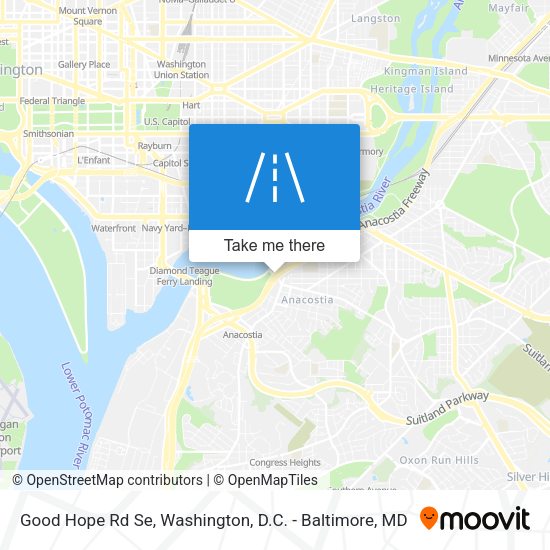 Good Hope Rd Se map
