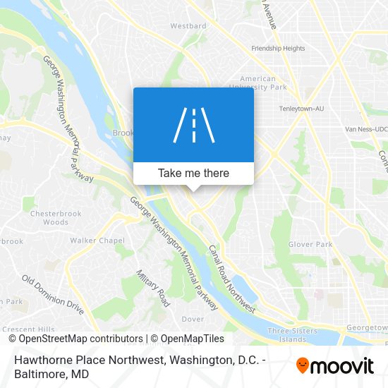 Hawthorne Place Northwest map