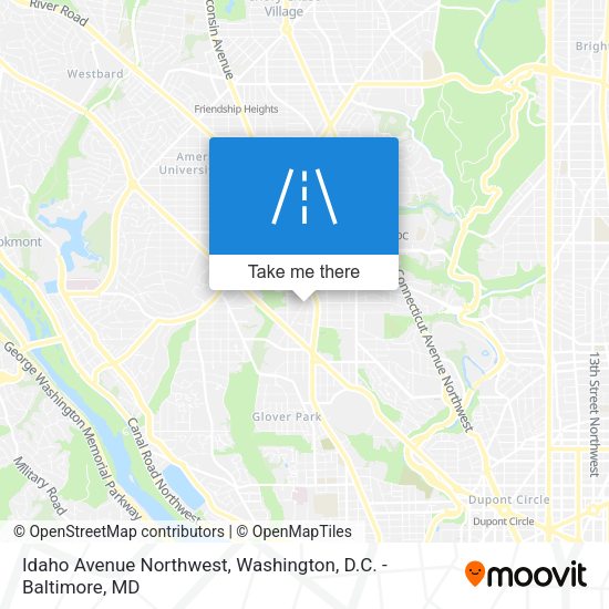 Mapa de Idaho Avenue Northwest