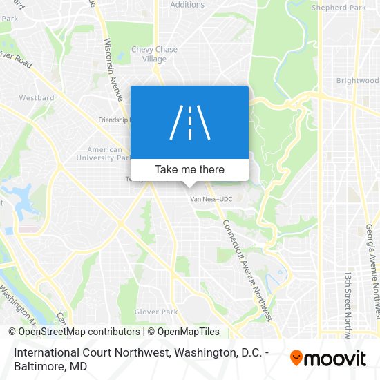 International Court Northwest map