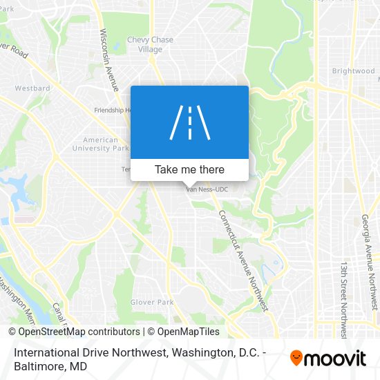 Mapa de International Drive Northwest