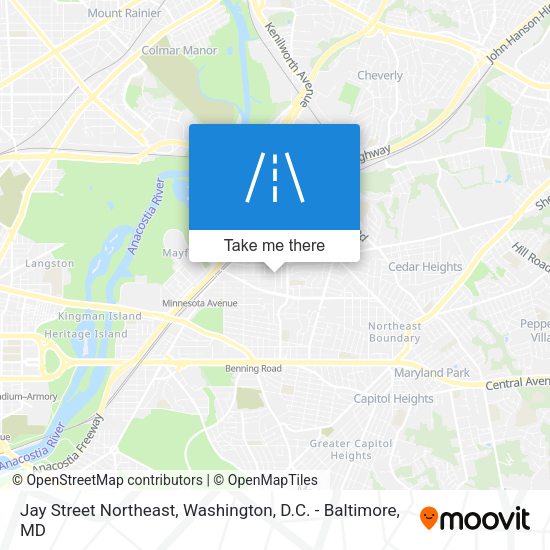 Jay Street Northeast map