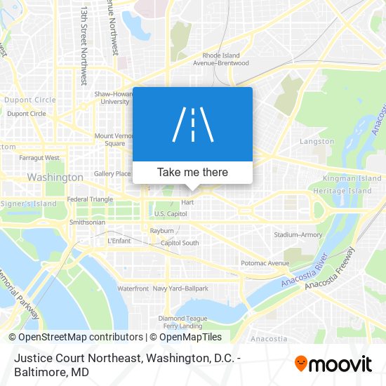 Justice Court Northeast map