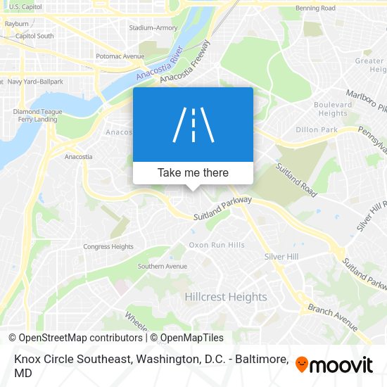 Mapa de Knox Circle Southeast