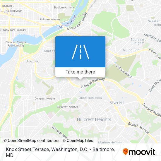 Knox Street Terrace map