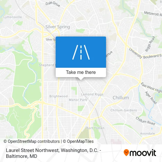 Laurel Street Northwest map