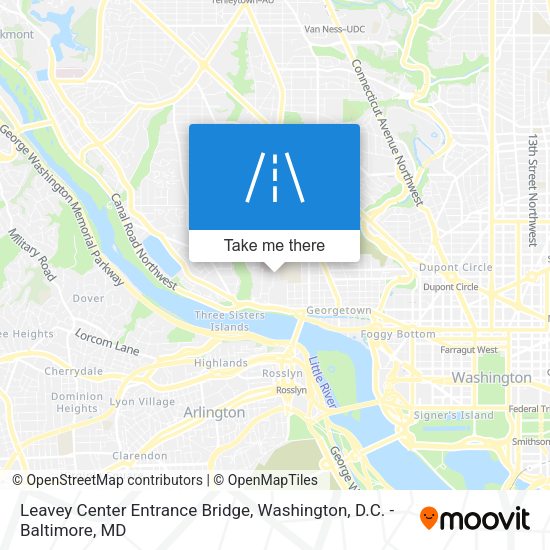Leavey Center Entrance Bridge map