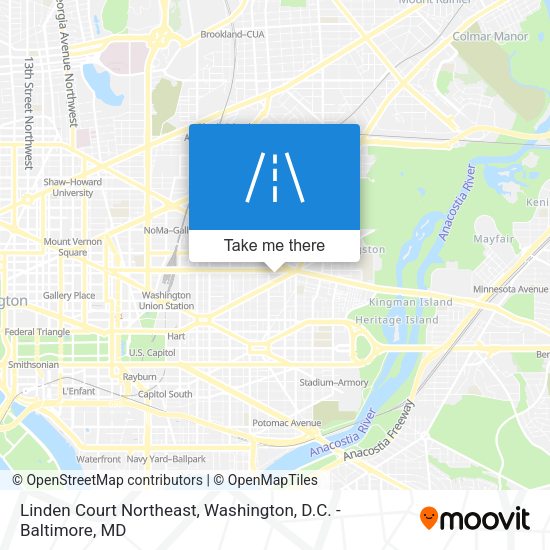 Linden Court Northeast map