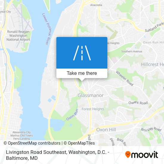 Livingston Road Southeast map