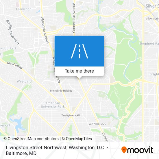 Livingston Street Northwest map
