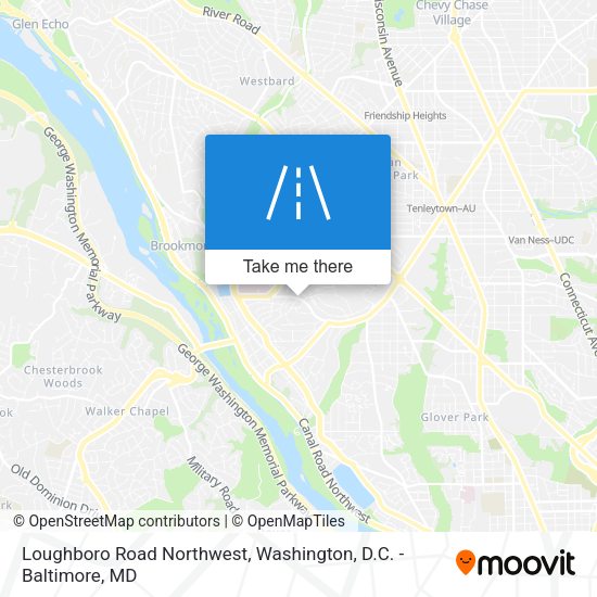 Loughboro Road Northwest map