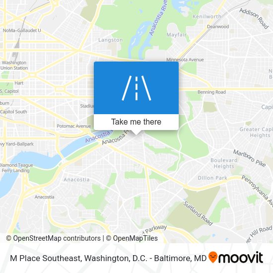 M Place Southeast map