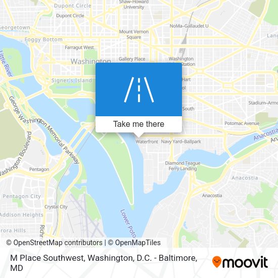 Mapa de M Place Southwest
