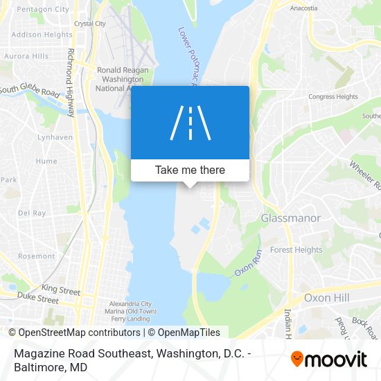 Mapa de Magazine Road Southeast