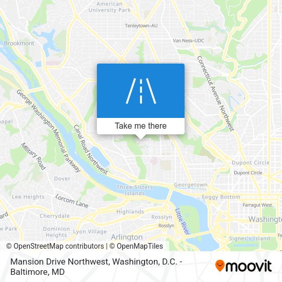 Mapa de Mansion Drive Northwest