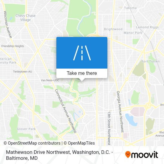 Mapa de Mathewson Drive Northwest