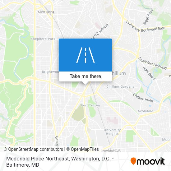 Mcdonald Place Northeast map