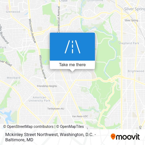 Mckinley Street Northwest map