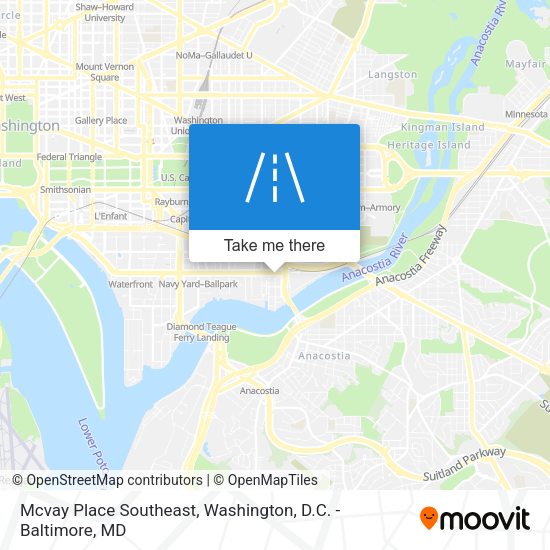 Mapa de Mcvay Place Southeast
