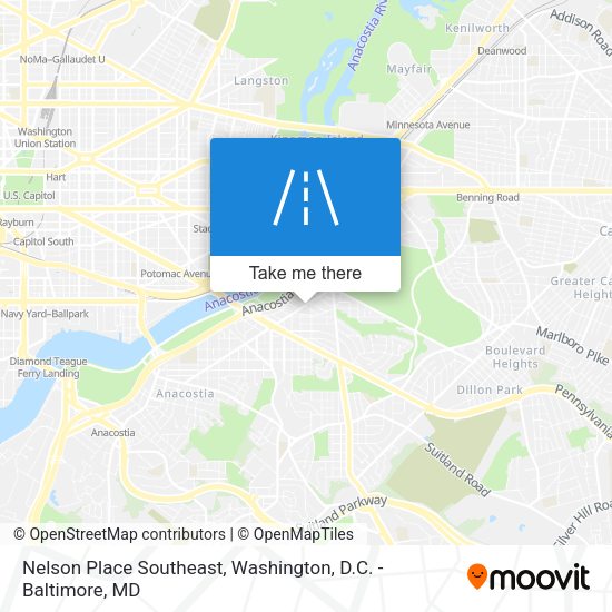 Nelson Place Southeast map