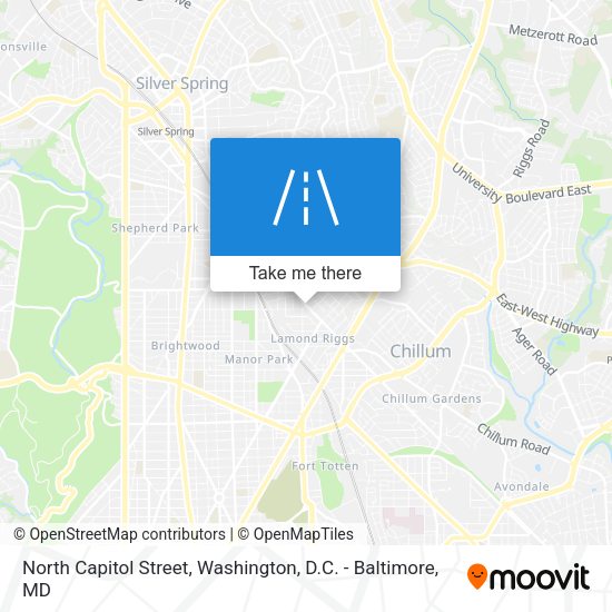 North Capitol Street map