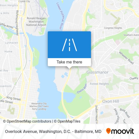 Overlook Avenue map