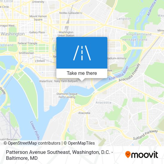 Patterson Avenue Southeast map