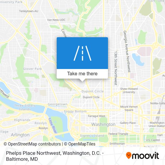 Mapa de Phelps Place Northwest