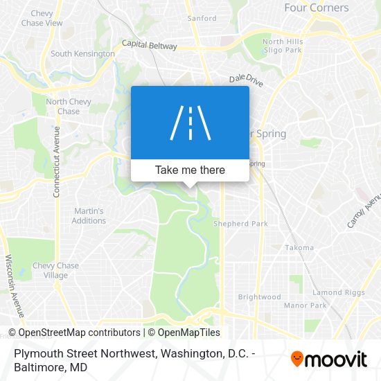Plymouth Street Northwest map