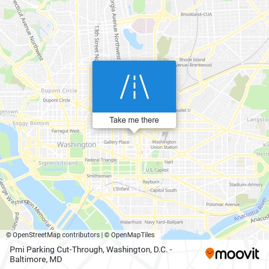 Pmi Parking Cut-Through map