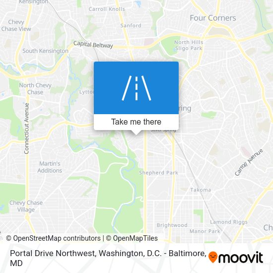 Portal Drive Northwest map