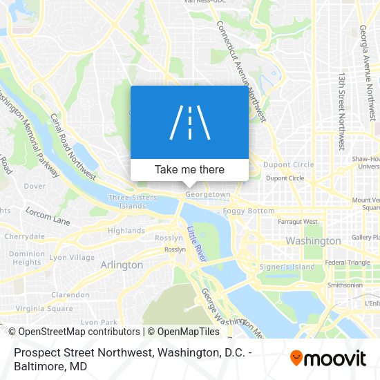 Prospect Street Northwest map