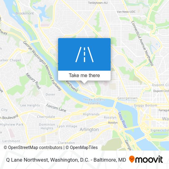 Mapa de Q Lane Northwest