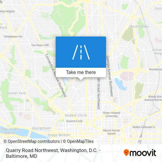Mapa de Quarry Road Northwest