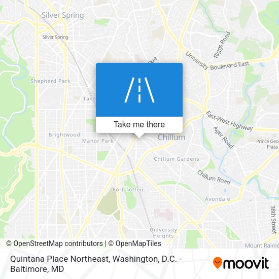 Mapa de Quintana Place Northeast
